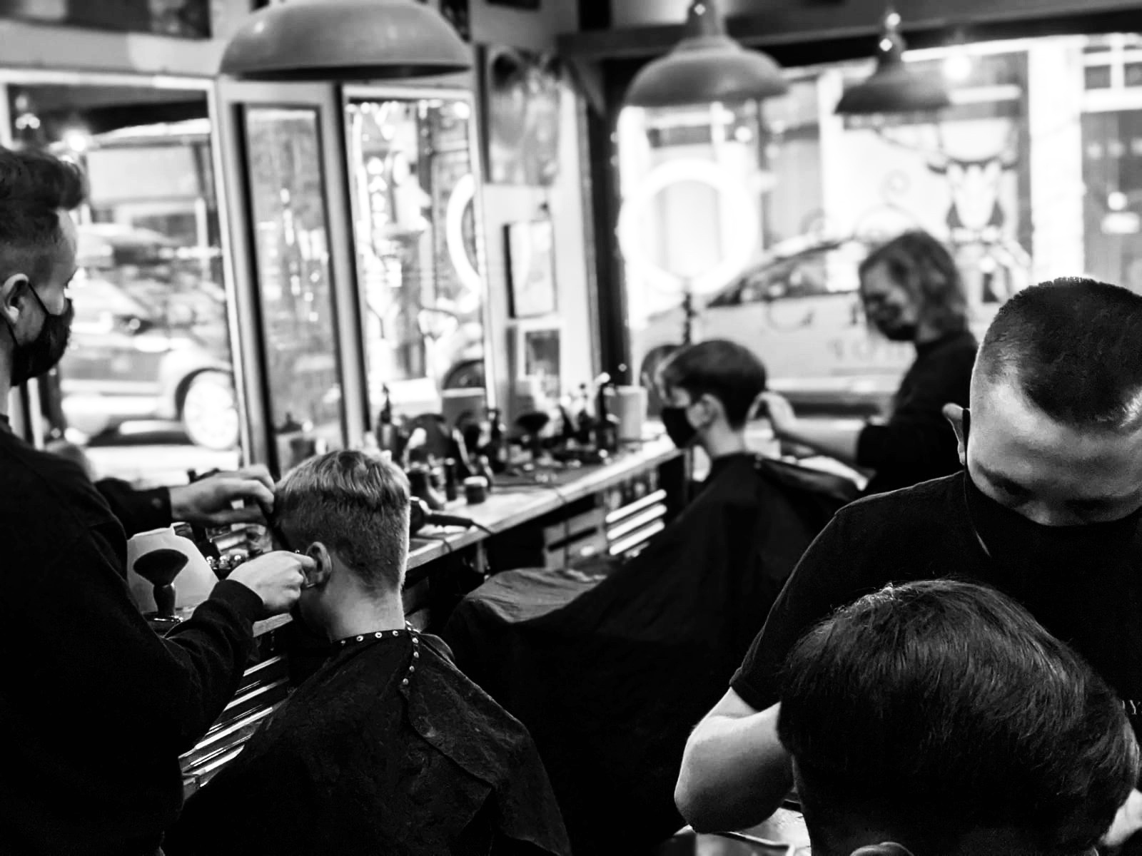 team-noir4 The rest of the team at Reidys Barber shop